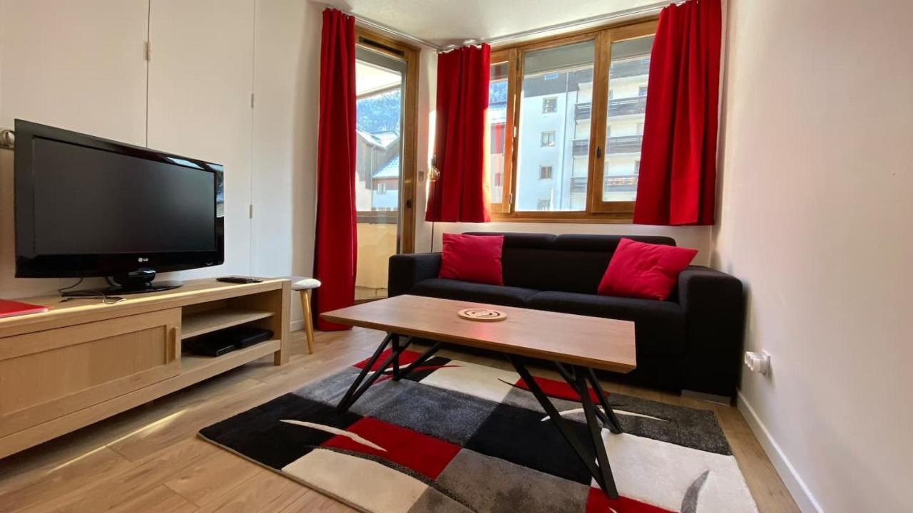 Chamois De Chamonix, Confortable 2 Pieces, Balcon, Parking Gratuit 외부 사진